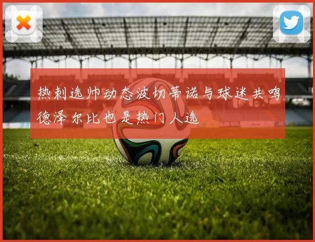 热刺选帅动态波切蒂诺与球迷共鸣德泽尔比也是热门人选